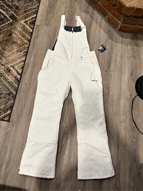 Arctix Women's Essential Insulated Bib Overalls Ski Pants White XL